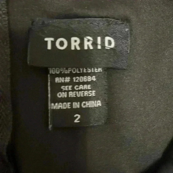 Torrid Leather top - Picture 2 of 3